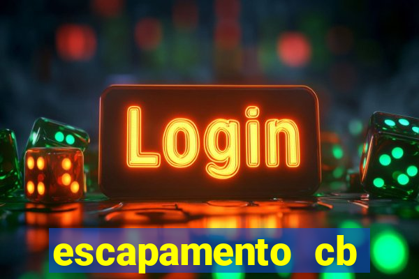 escapamento cb twister 250